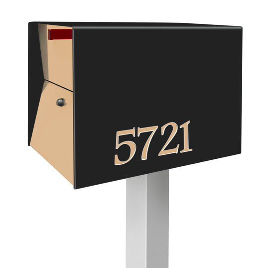 The UpTown Box Locking Package Dropbox  - Black Exterior Color