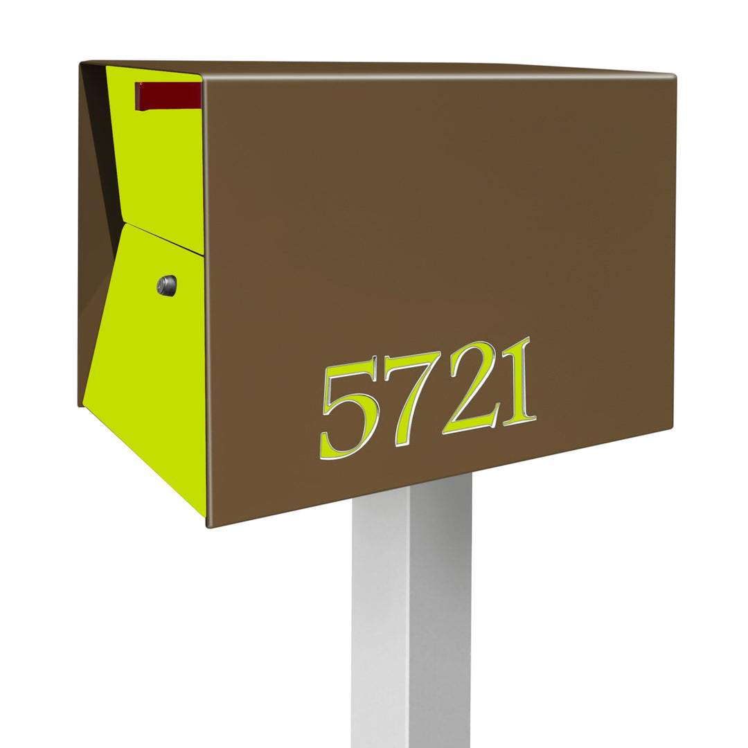 UpTown Box Locking Package Dropbox - Coconut Exterior Color