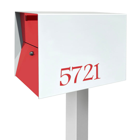 The UpTown Box Locking Package Dropbox in - White Exterior Color