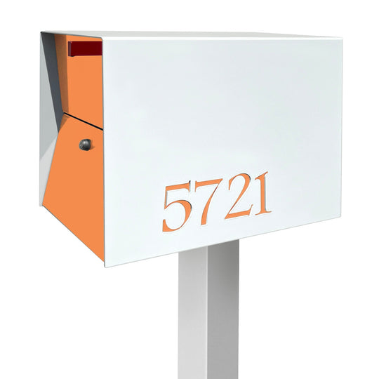 The UpTown Box Locking Package Dropbox in - White Exterior Color
