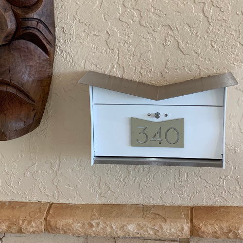 Butterfly Wall Box - White